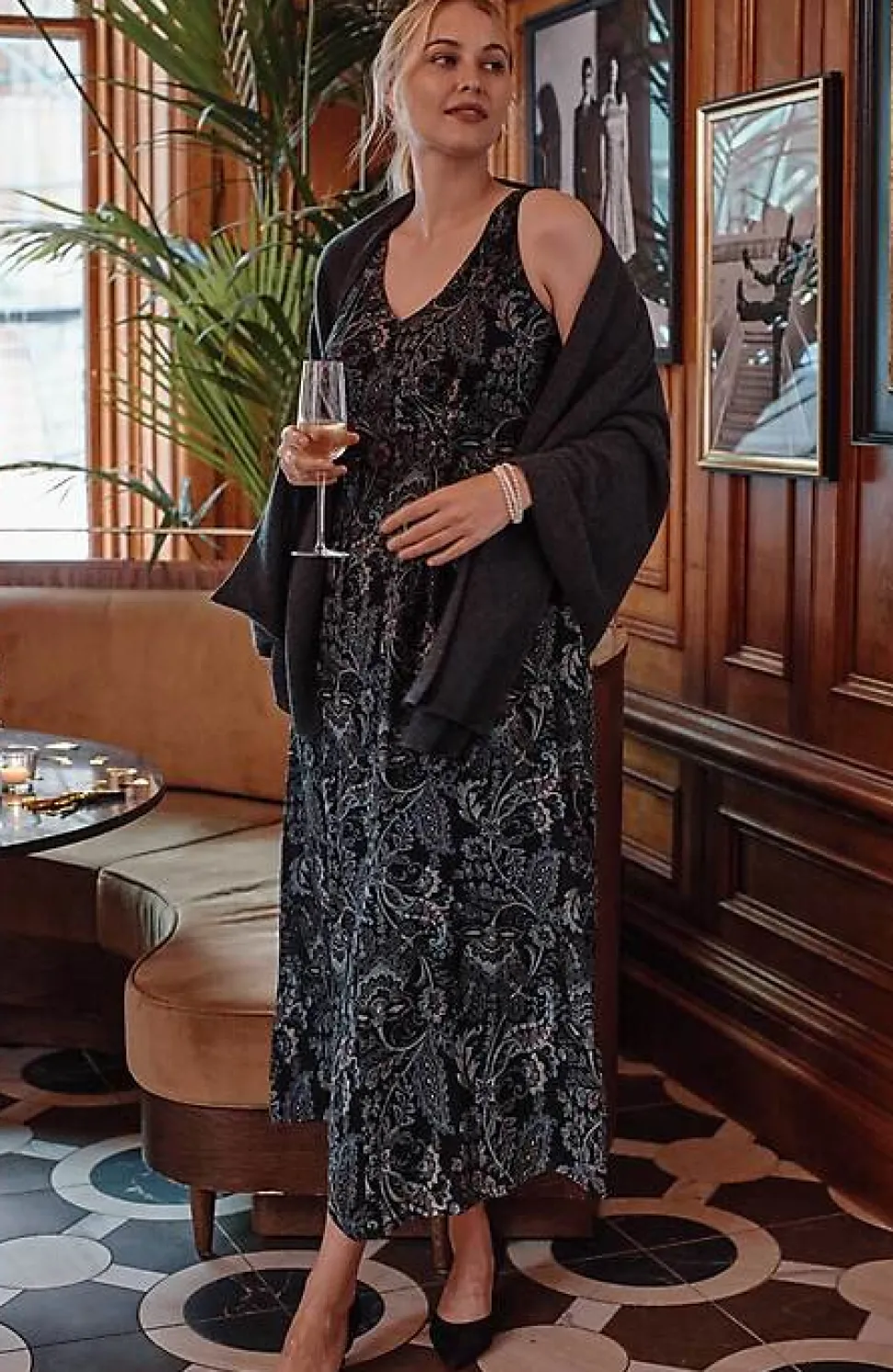 Sleeveless Pleated Maxi Dress | Jjill