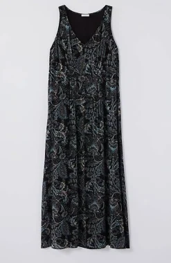 Sleeveless Pleated Maxi Dress | Jjill