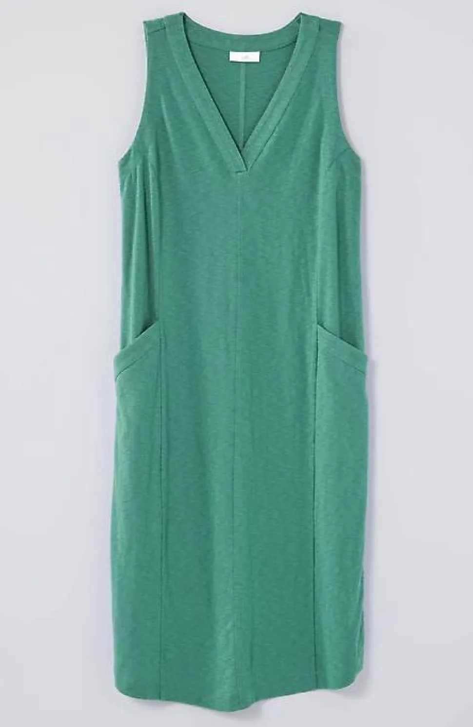 Sleeveless V-Neck Knit Dress | Jjill