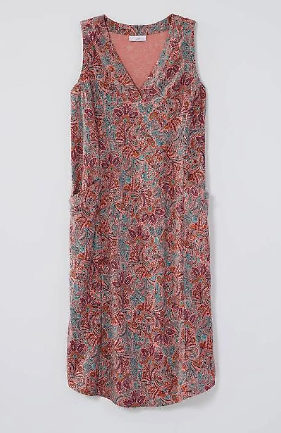 Sleeveless V-Neck Knit Dress | Jjill