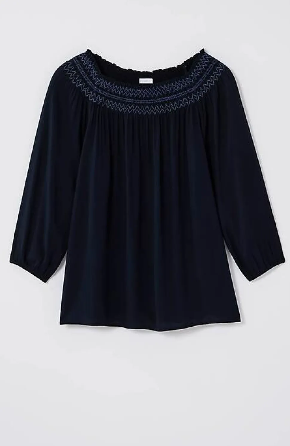 Smocked Two-Way A-Line Top | Jjill