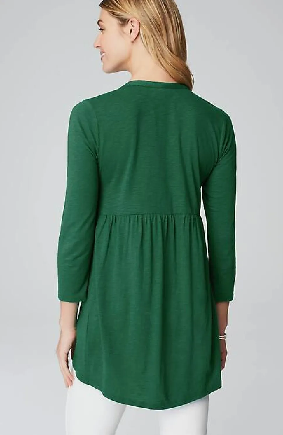 Smocked-Bodice Tunic | Jjill