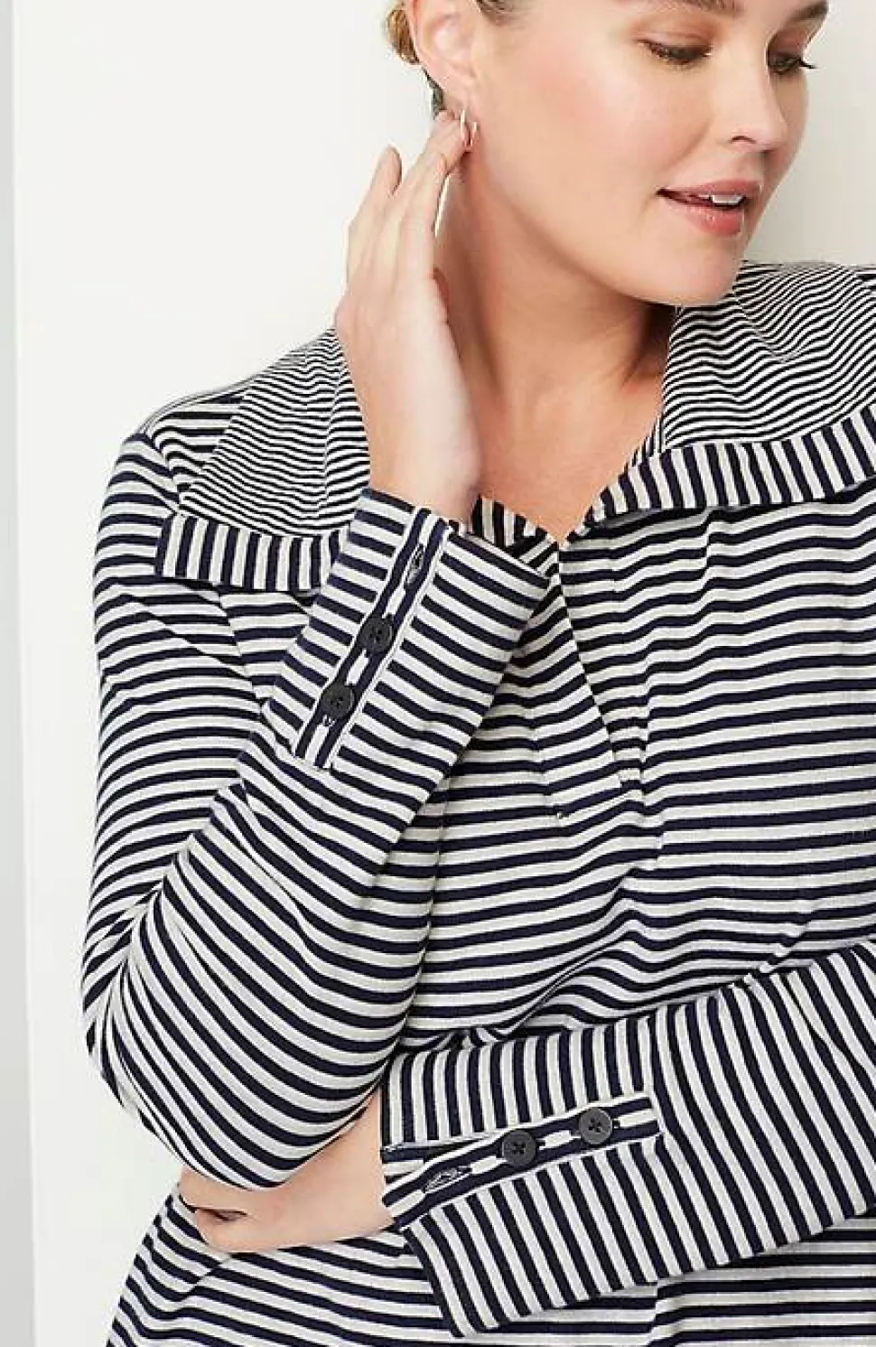 Soft-Knit Collared Tunic | Jjill