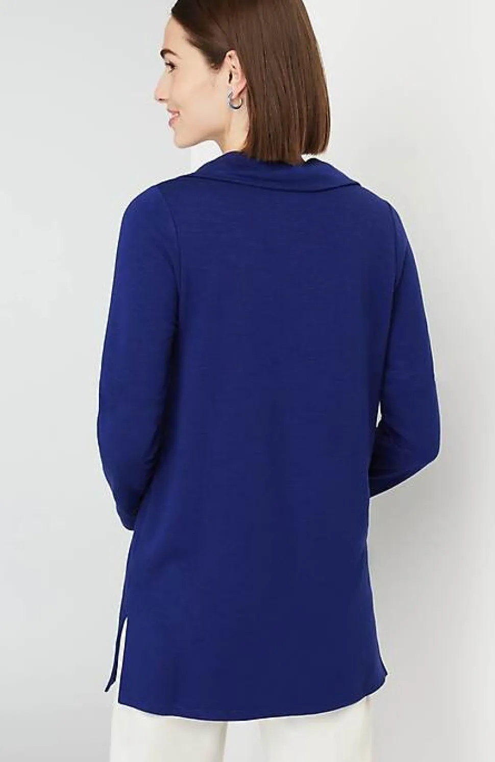 Soft-Knit Collared Tunic | Jjill