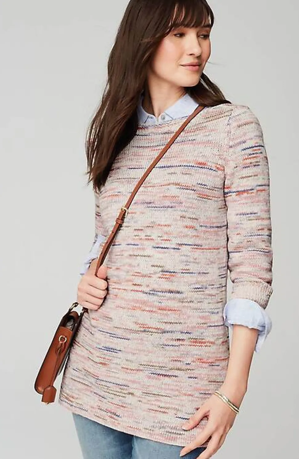 Space-Dyed Sweater Tunic | Jjill