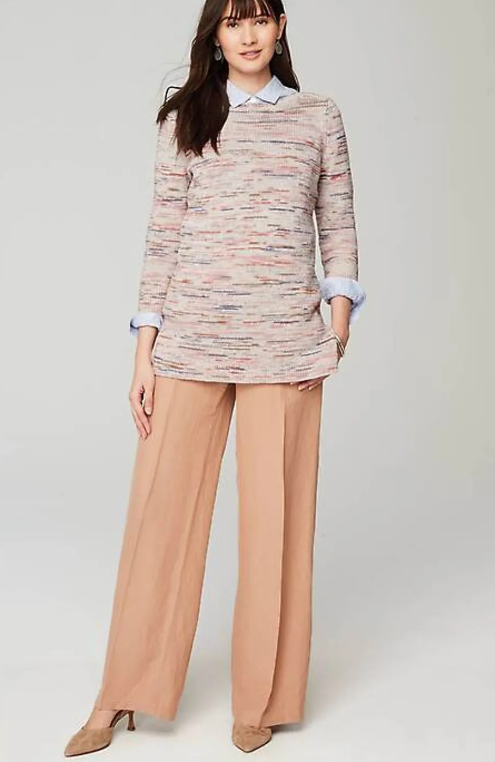 Space-Dyed Sweater Tunic | Jjill
