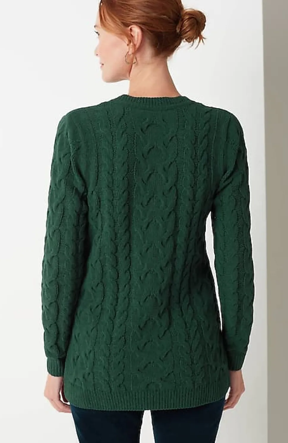 Split-Neck Chenille Tunic | Jjill