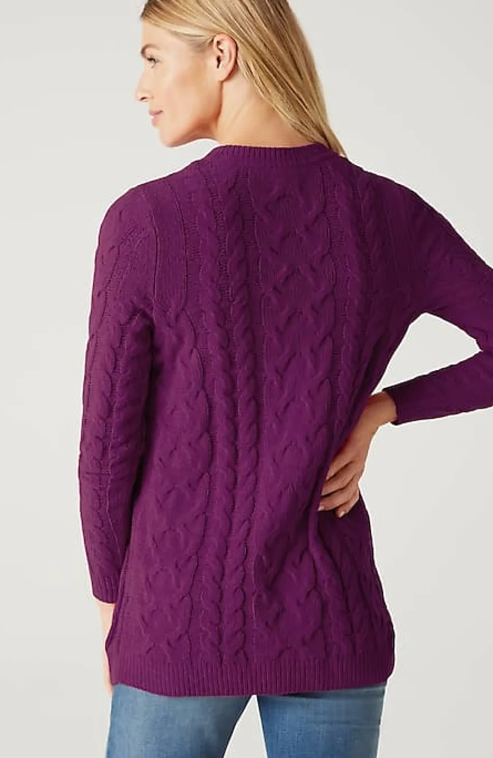 Split-Neck Chenille Tunic | Jjill