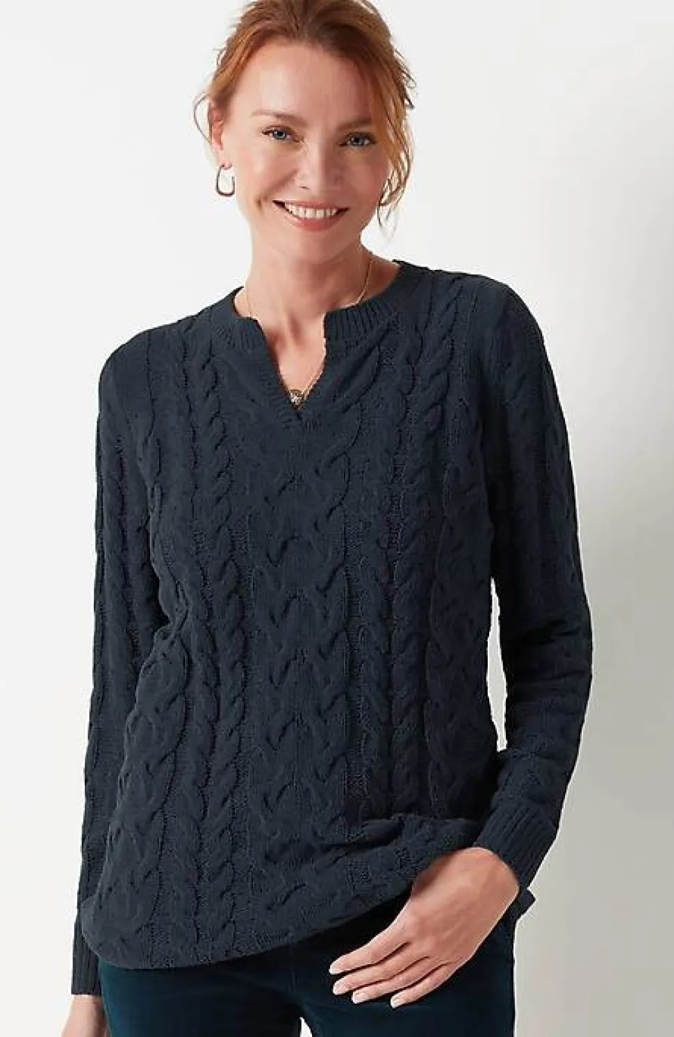 Split-Neck Chenille Tunic | Jjill