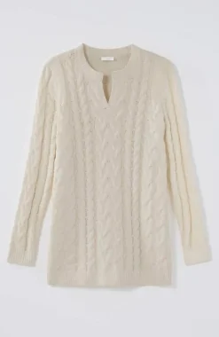 Split-Neck Chenille Tunic | Jjill