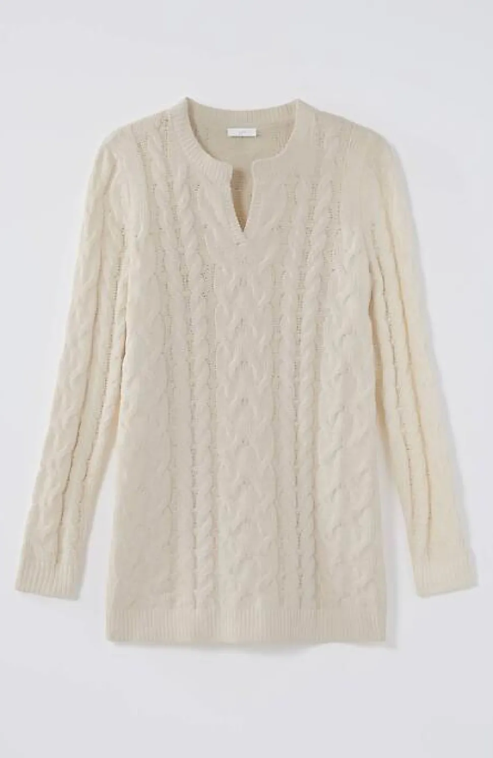 Split-Neck Chenille Tunic | Jjill