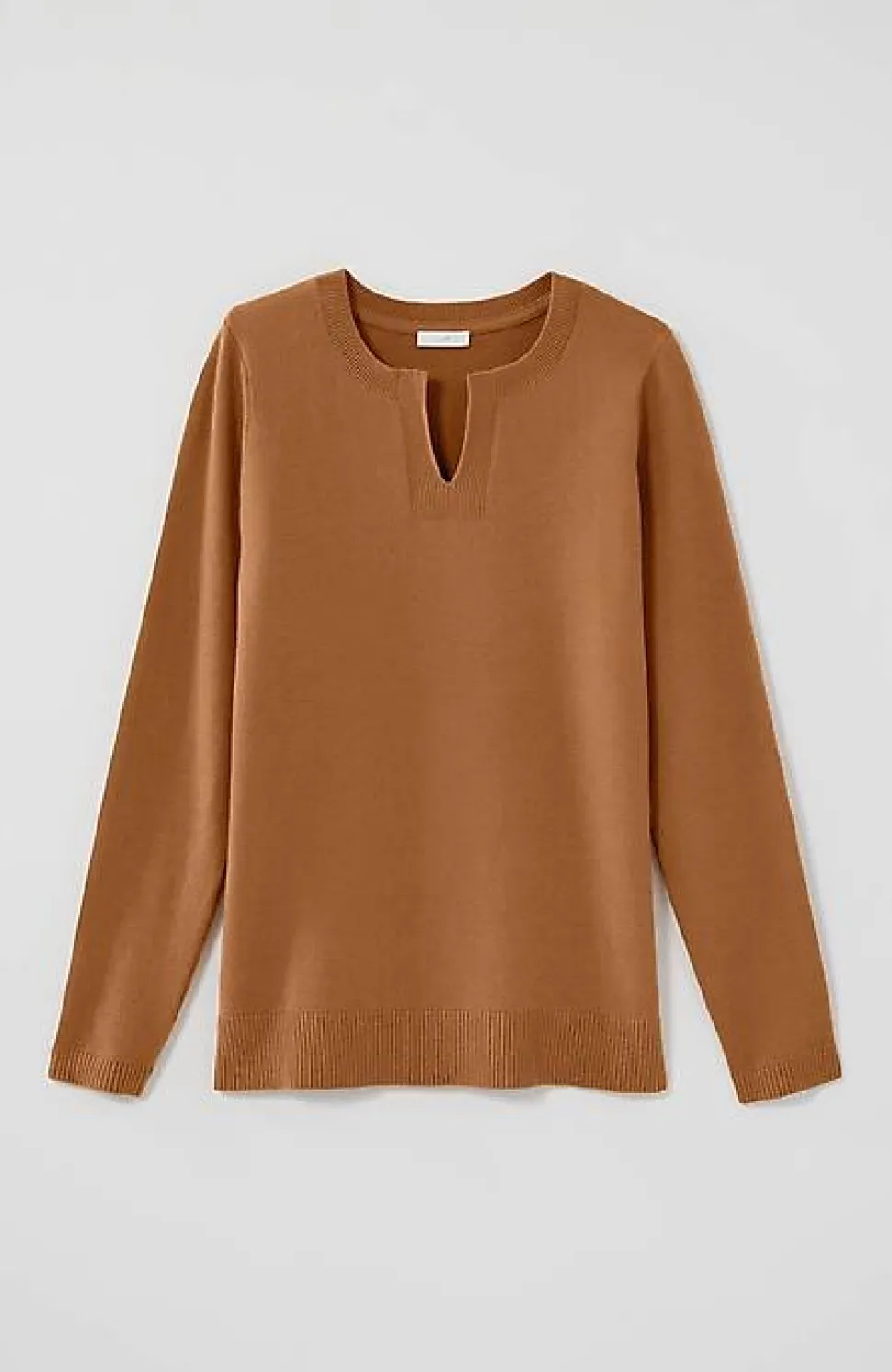 Split-Neck Pullover Sweater | Jjill
