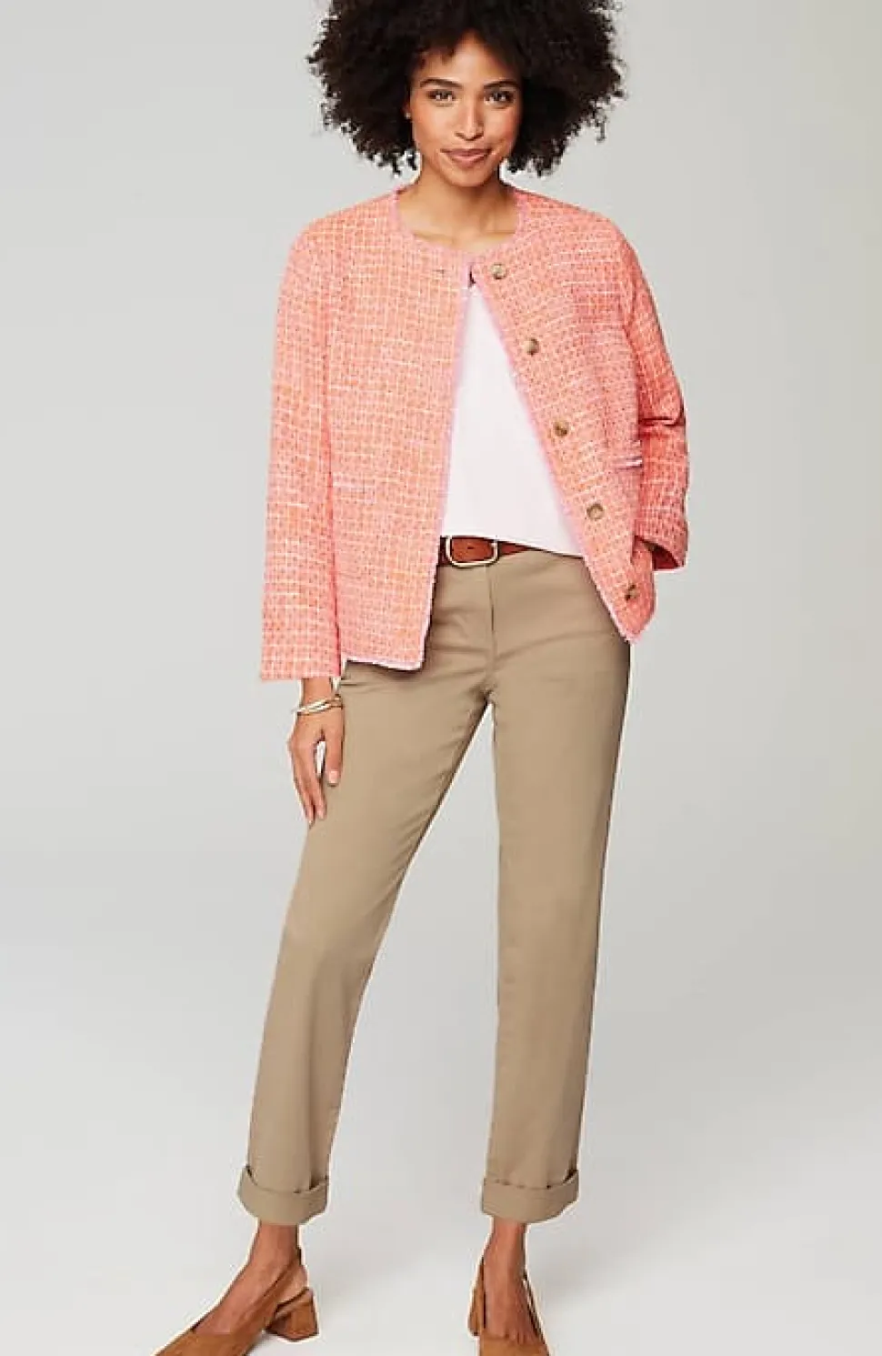 Straight-Leg Chino Pants | Jjill