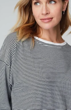 Striped Double-Layer Tee | Jjill