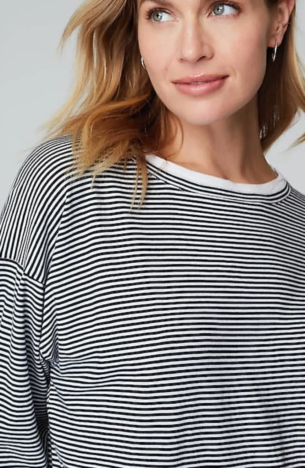 Striped Double-Layer Tee | Jjill