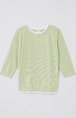 Striped Double-Layer Tee | Jjill