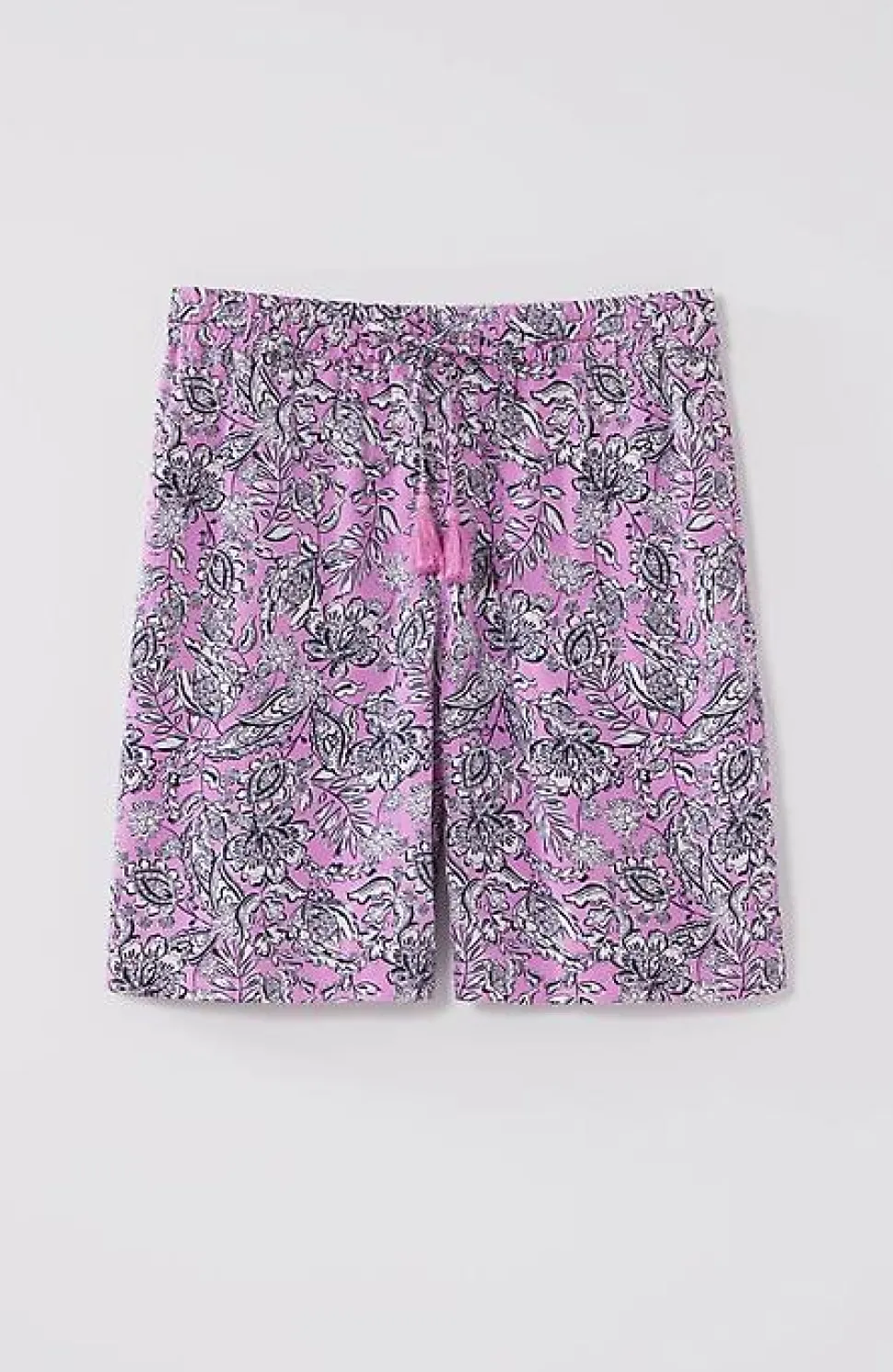 Tasseled-Drawstring Pull-On Shorts | Jjill