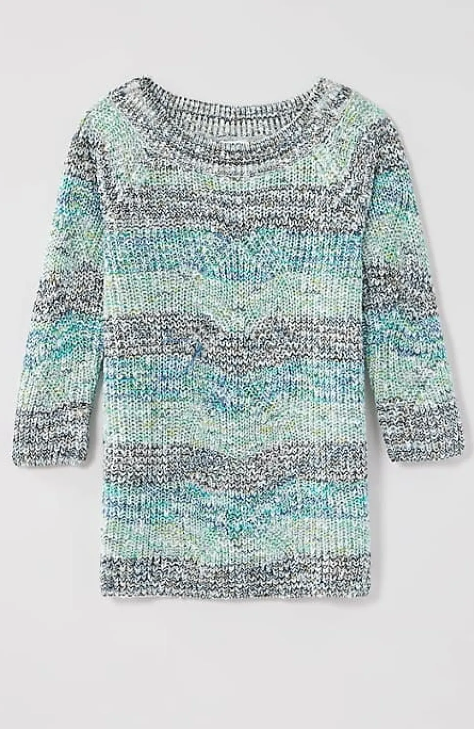 Textured Convertible-Shoulder Sweater | Jjill