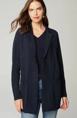 Textured Sweater-Jacket | Jjill