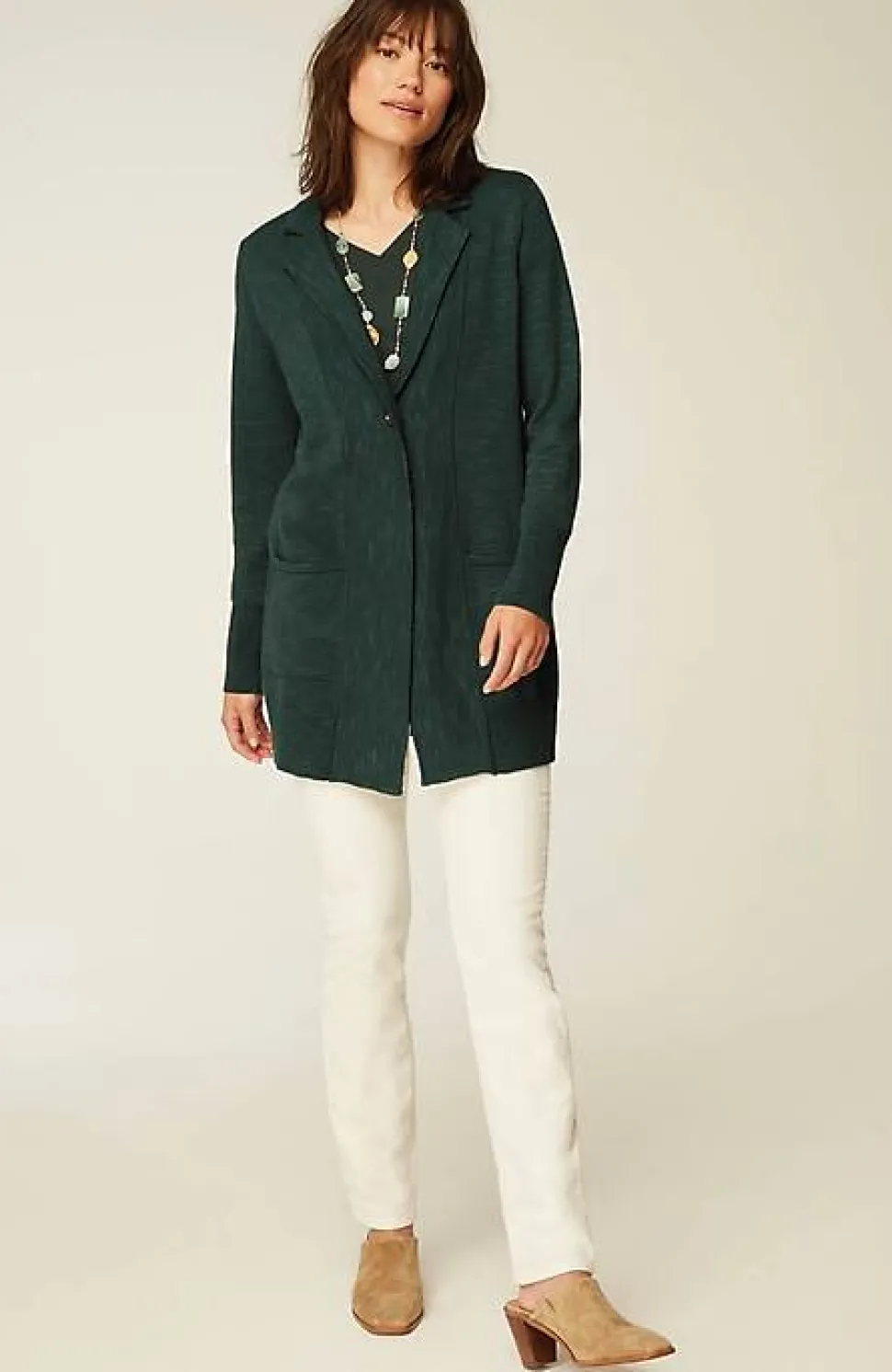 Textured Sweater-Jacket | Jjill