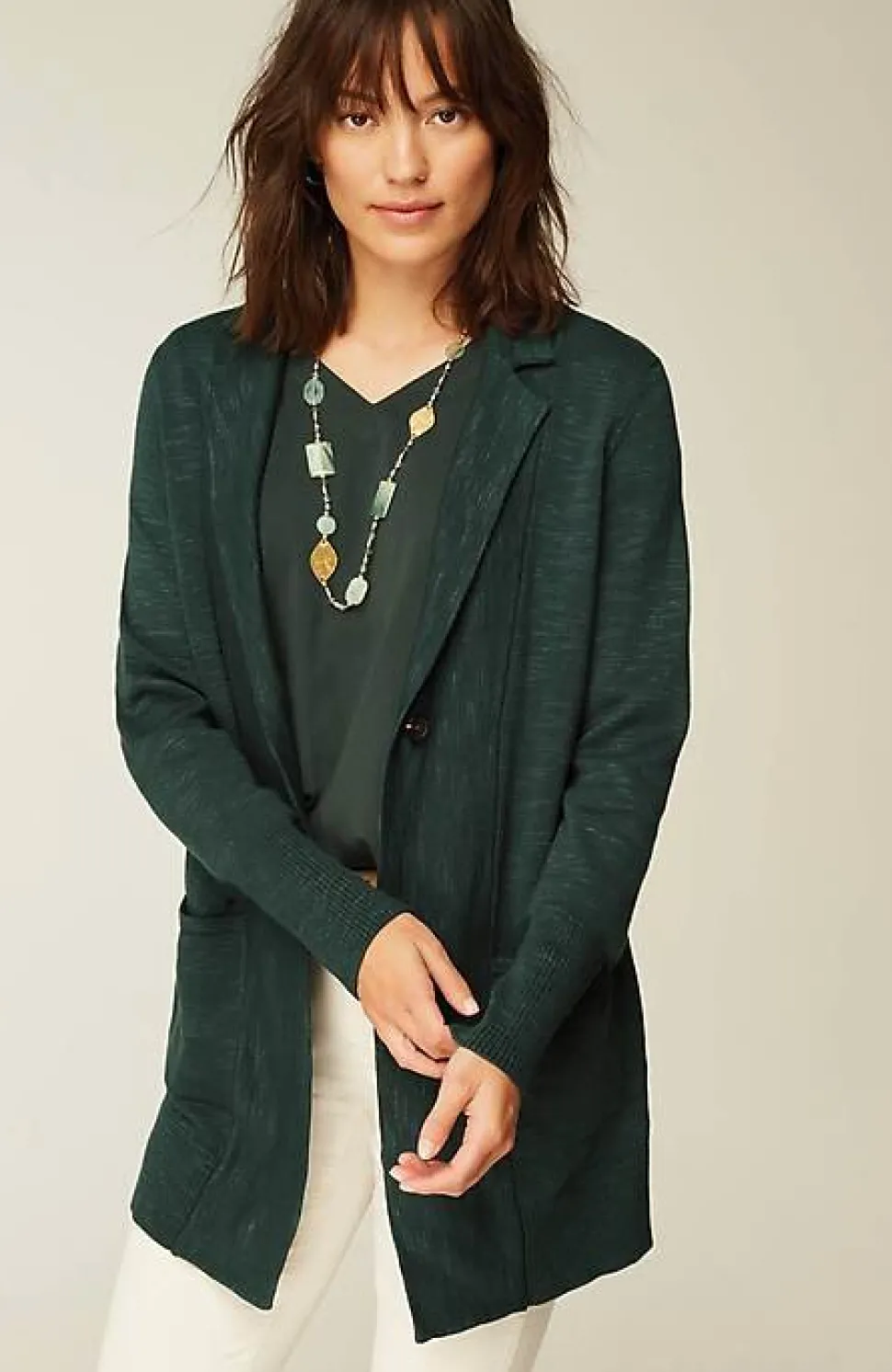 Textured Sweater-Jacket | Jjill
