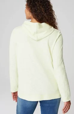 Textured-Cotton Hoodie | Jjill