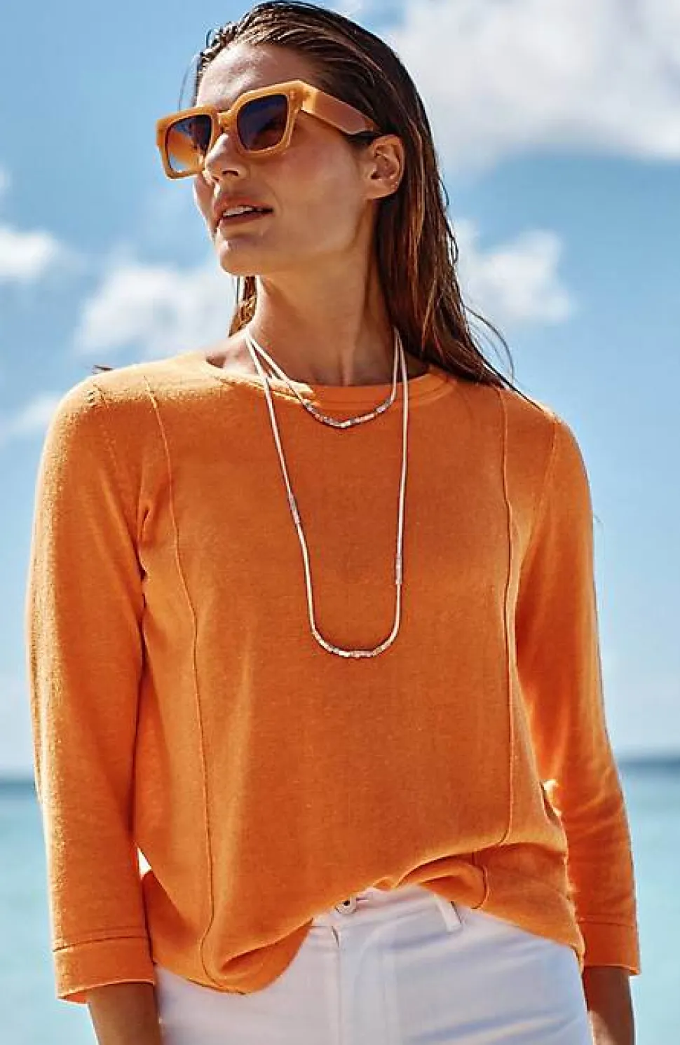Tidal Seamed Sweater | Jjill