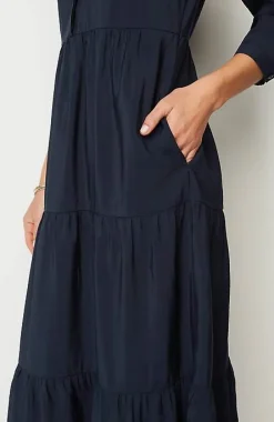 Tiered Maxi Shirtdress | Jjill