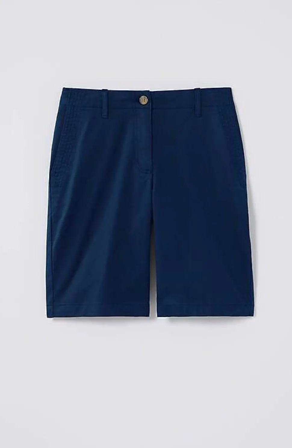 Trapunto-Stitched Chino Shorts | Jjill