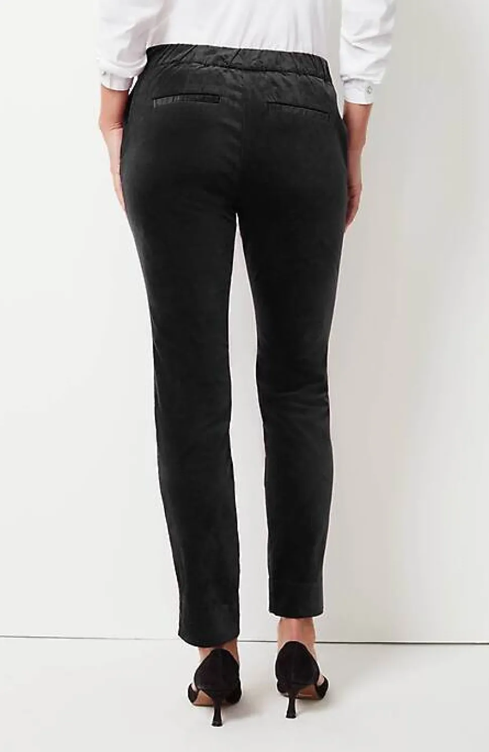 Velveteen Stretch Slim-Leg Pants | Jjill