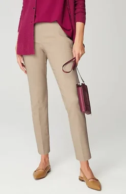 Versatile Cotton-Stretch Slim-Leg Pants | Jjill