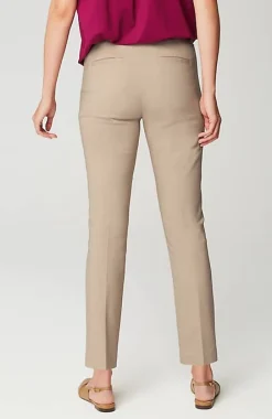 Versatile Cotton-Stretch Slim-Leg Pants | Jjill