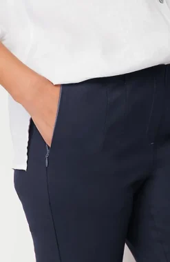 Versatile Cotton-Stretch Slim-Leg Pants | Jjill