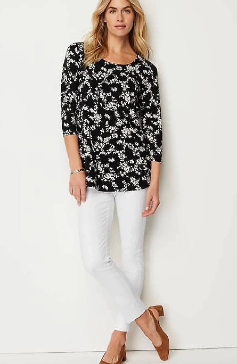 Versatile Cotton-Stretch Slim-Leg Pants | Jjill