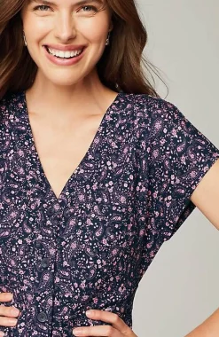 Versatile V-Neck Dress | Jjill