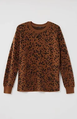 Wearever Abstract-Leopard Sweater | Jjill