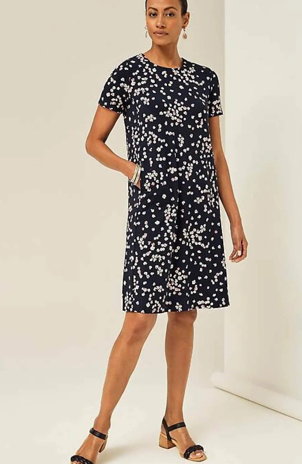 Wearever A-Line T-Shirt Dress | Jjill