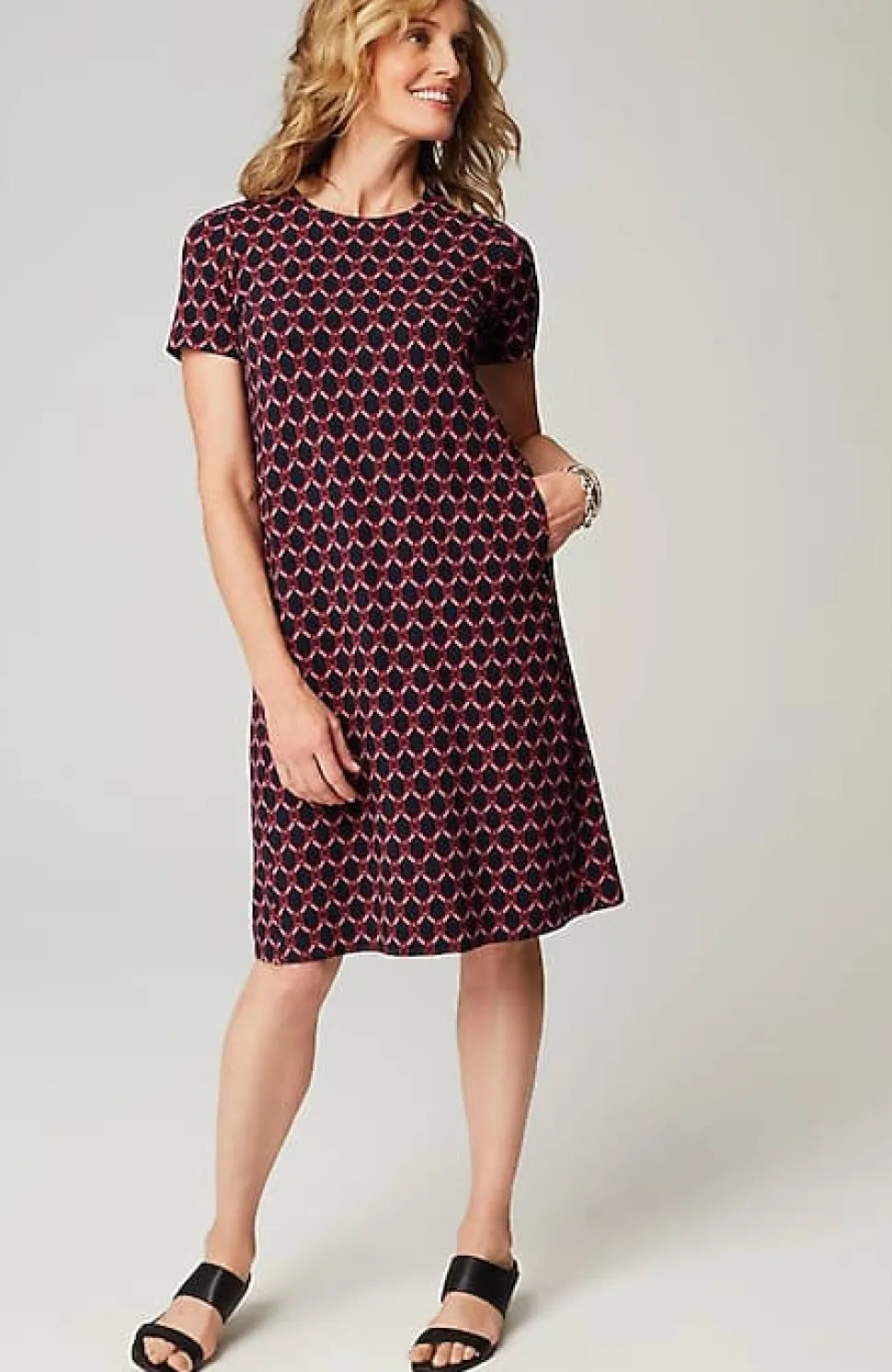 Wearever A-Line T-Shirt Dress | Jjill