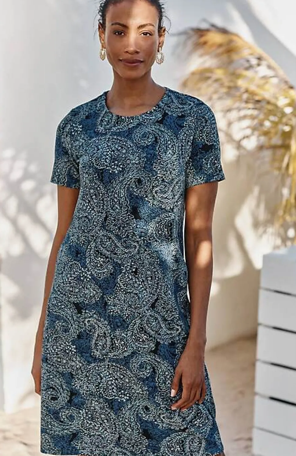 Wearever A-Line T-Shirt Dress | Jjill