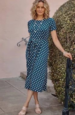 Wearever Belted Midi Dress | Jjill