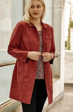 Wearever Belted Trench Coat | Jjill