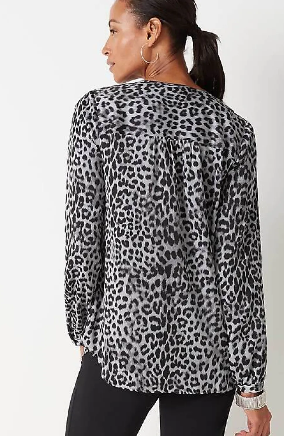 Wearever Button-Front Blouse | Jjill