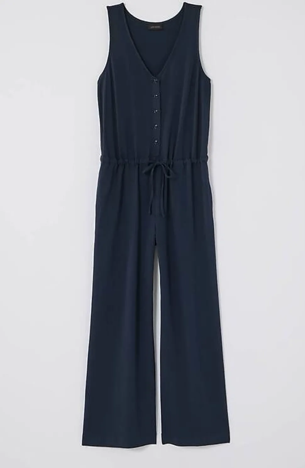 Wearever Button-Front Jumpsuit | Jjill