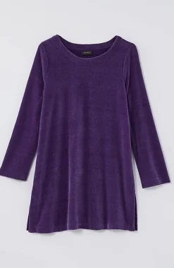 Wearever Chenille Knit A-Line Tunic | Jjill