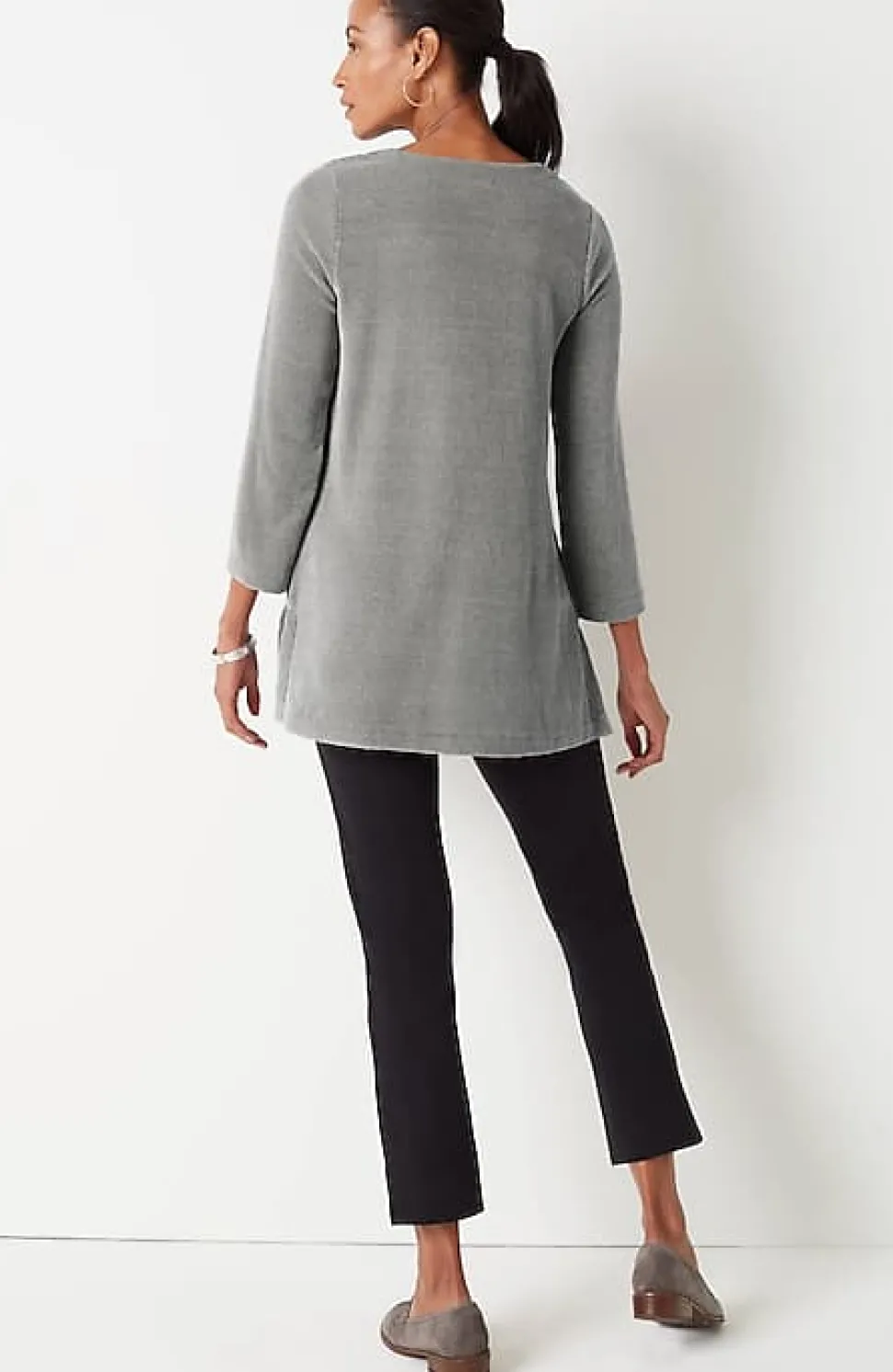 Wearever Chenille Knit A-Line Tunic | Jjill