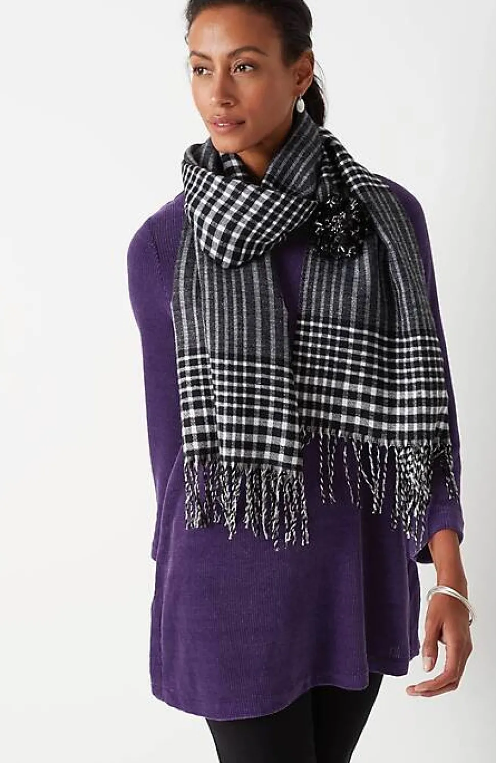 Wearever Chenille Knit A-Line Tunic | Jjill