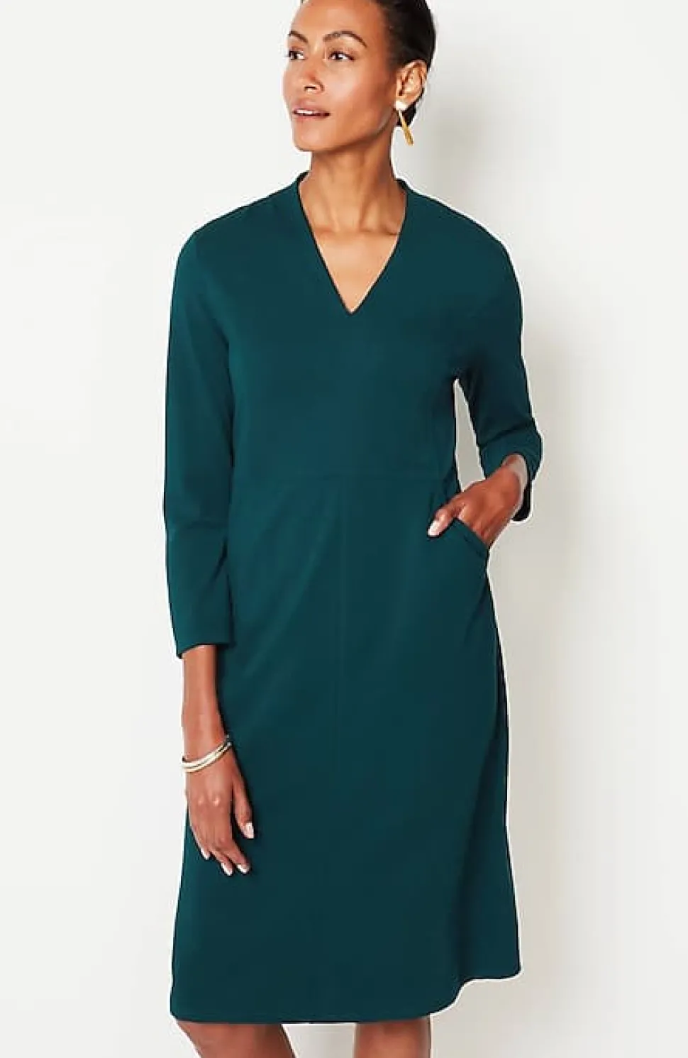 Wearever Double-Face Jersey Sheath Dress | Jjill