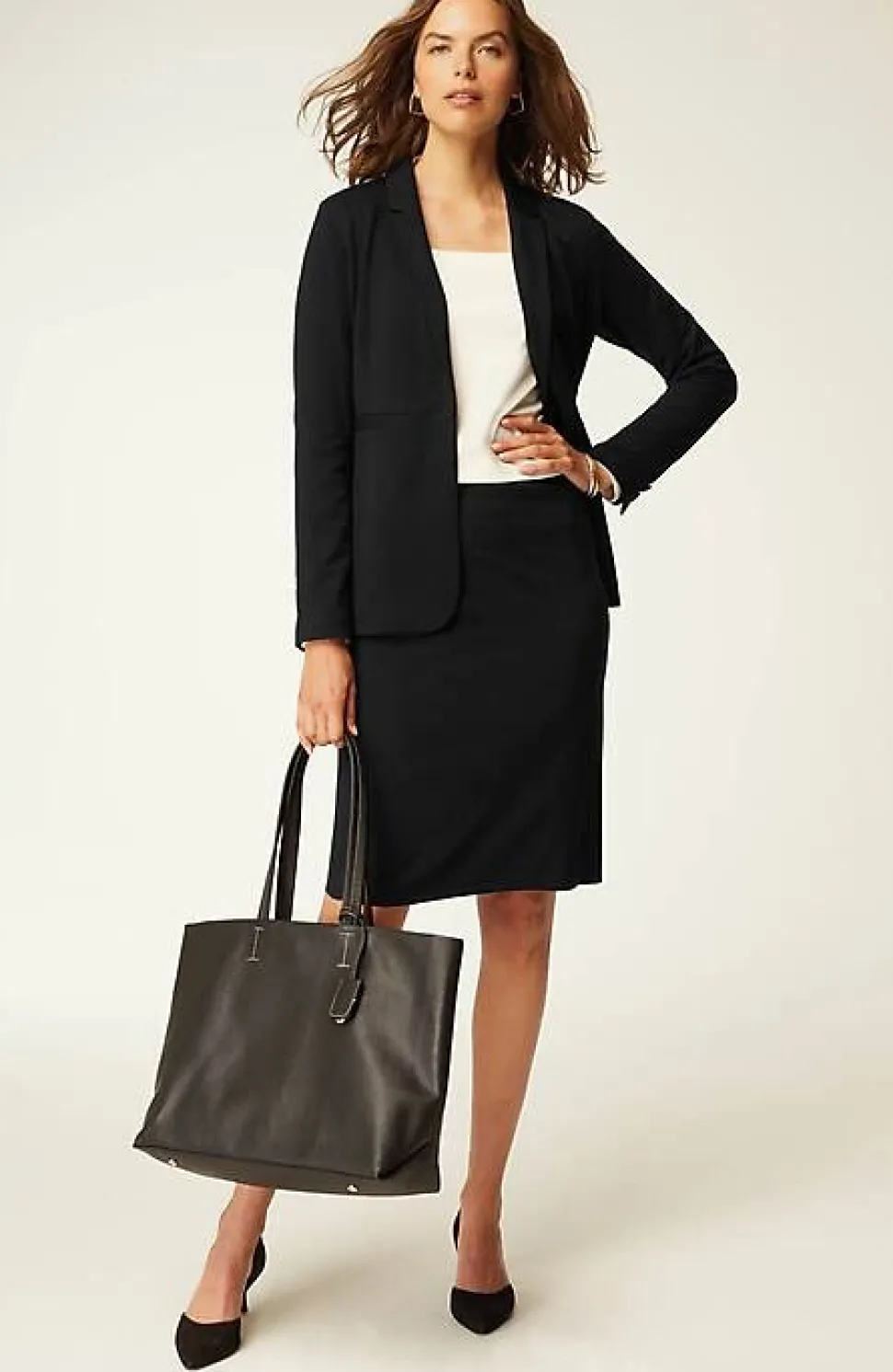 Wearever Double-Face Jersey Tailored Blazer | Jjill