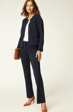 Wearever Double-Face Jersey Boot-Cut Trousers | Jjill