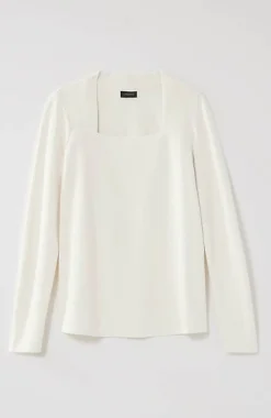 Wearever Double-Face Jersey Square-Neck Top | Jjill